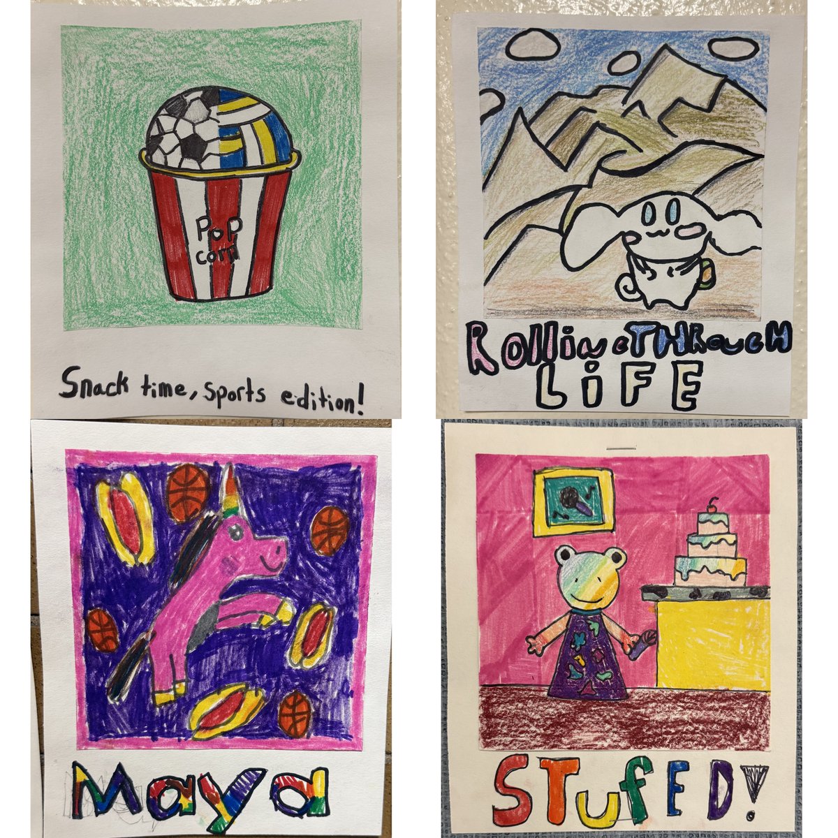 d97schmidt's tweet photo. Our students kicked off the year by creating Polaroid-style “snapshots” of their identities. Each one shows a unique part of who they are. Together they form a giant school-wide display celebrating creativity and community! #MannSchool #OakPark97 https://t.co/87OOqsgmSV
