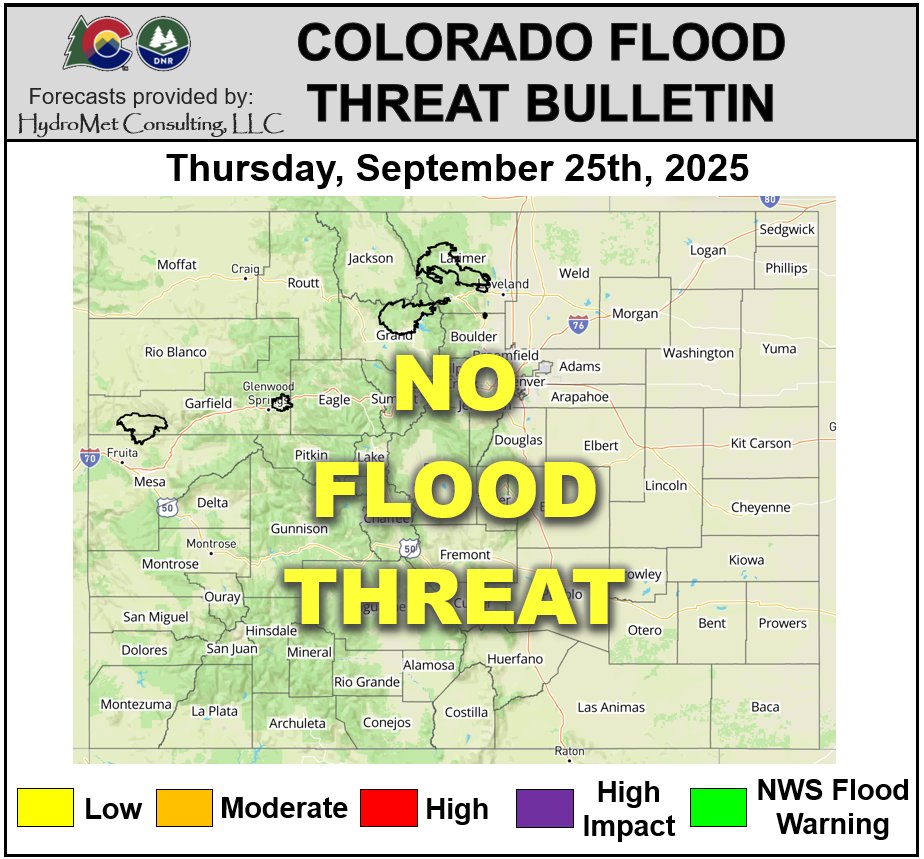 Colorado Flood Threat Bulletin tweet media