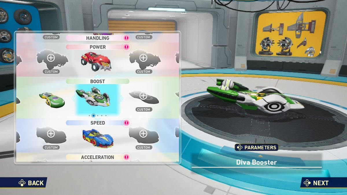 desertmechanic's tweet image. For this #threethursday…

Presenting the Captain's Extreme Gear, should she have been in either Sonic Riders or Sonic Racing Crossworlds!