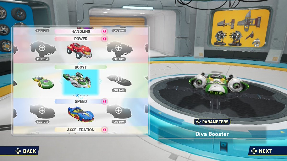 desertmechanic's tweet image. For this #threethursday…

Presenting the Captain's Extreme Gear, should she have been in either Sonic Riders or Sonic Racing Crossworlds!