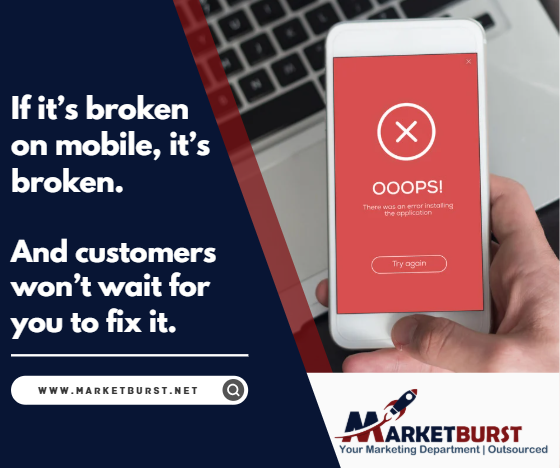 MarketBurst's tweet image. 🚨 53% of users leave if a page takes &amp;gt;3s to load &amp;amp; 57% won’t recommend a biz with a bad mobile site. That’s lost revenue. MarketBurst helps brands deliver fast, mobile-first experiences that convert. 

#MobileMarketing #UXMatters #WebsiteOptimization