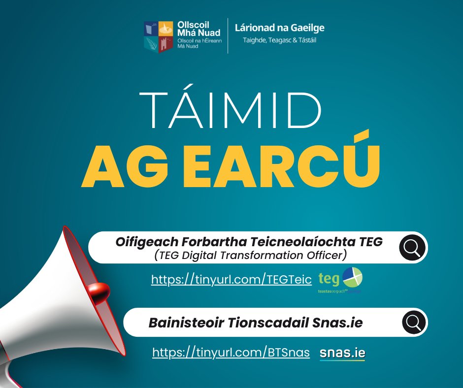 Lárionad na Gaeilge: Taighde, Teagasc agus Tástáil tweet media