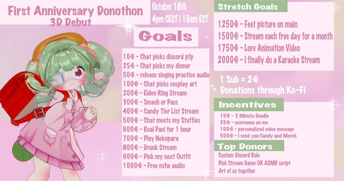 xshirleygator's tweet image. 💚 I’m turning One! 🩷

Let’s celebrate my first anniversary together!!

- 3D Debut
- Weekend of fun
- Lots of babygator shenanigans!

October 18
10am EST - 4pm CEST