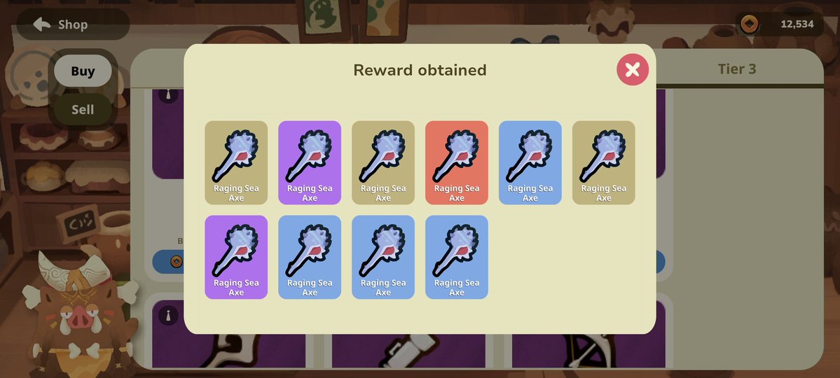 Got my first Mystic weapon! Axe is also my favorite weapon so far, you just spin to win 🔥

<a href="/AxieInfinity/">Axie Infinity</a> 
#AtiasLegacy
