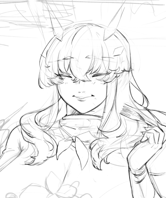 バゲ子めっちゃ可愛く描けたかもしれん… 