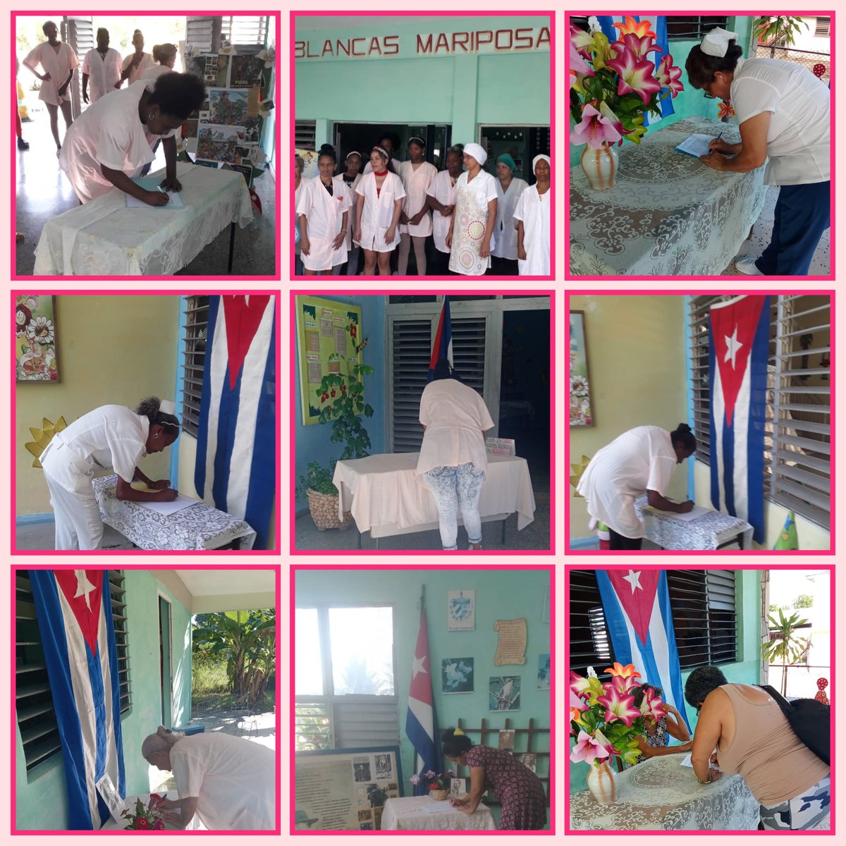 ✨ Los trabajadores de la Primera Infancia en #EducacionCotorro respaldan con su firma, la declaración del gobierno revolucionario cubano de impedir una agresión militar al hermano pueblo de Venezuela.
#CubaConVenezuela
#CubaPorLaPaz