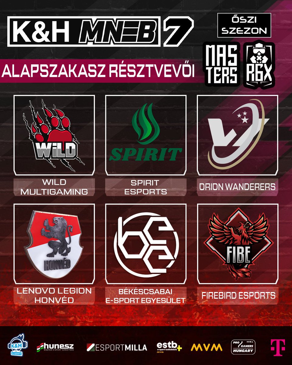 Új szezon, új kihívások, új arcok! 🔥

A K&amp;H MNEB7 #R6X szezon alapszakaszában hat csapat csap össze. Az erőviszonyok változnak, hiszen a mezőnyben akad egy régi-új név is, amely új köntösben tér vissza a pályára👀

<a href="/telekomHU/">Telekom HU</a>  <a href="/esportmilla/">Esportmilla</a>  <a href="/HUNESZ/">Hungarian Esports Federation</a>  #reklám #KHBank #mvm