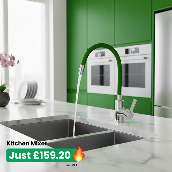 PureLavishuk's tweet image. LIMITED TIME #Offer! The Grace Single Lever #KitchenMixer—modern style and smart function for less.

Now only £159.20 (was £199.00) – 20% off!

Available in Red, Blue, Green, Black, or White.
#Shopnow and add luxury to your kitchen!

purelavish.co.uk/product/grace-…

#purelavish #uk