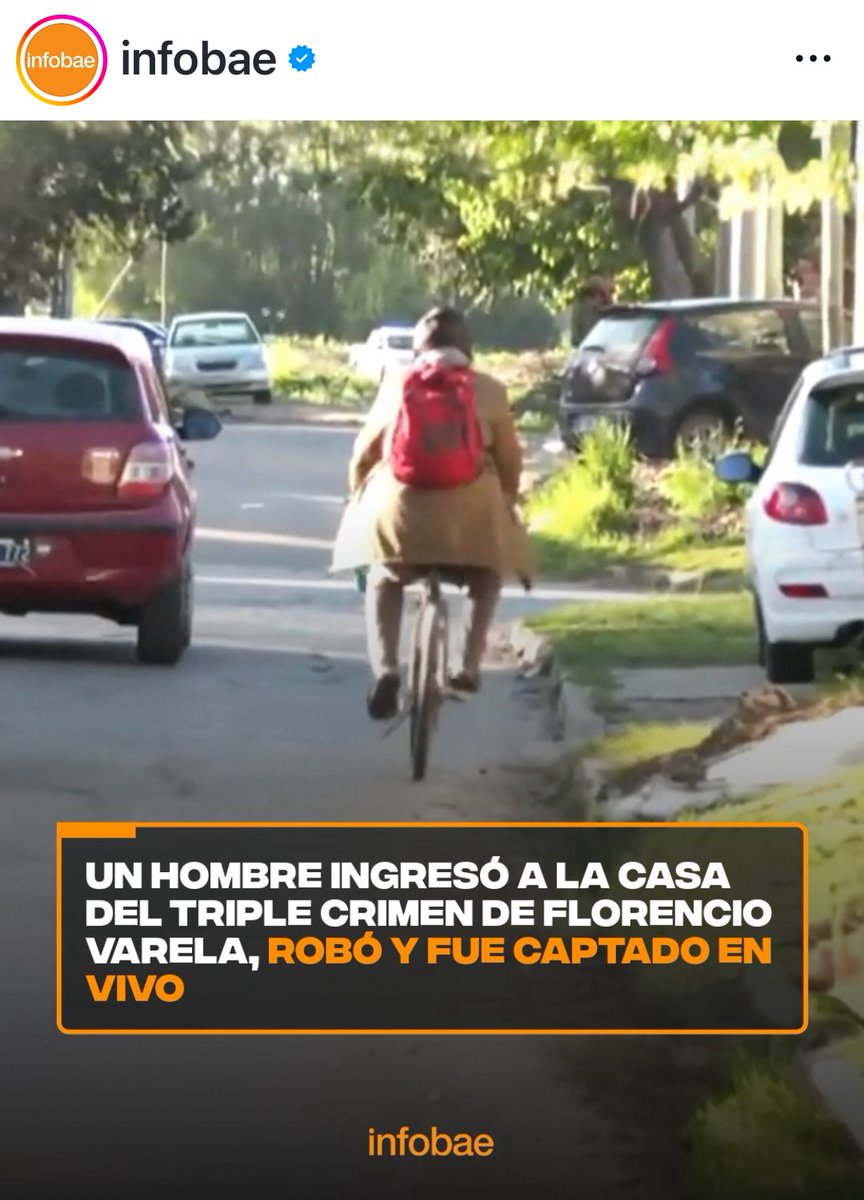 -Es insegura la provincia de Buenos Aires?
-Entraron a robar a la escena del crimen de un triple homicidio adelante de las cámaras