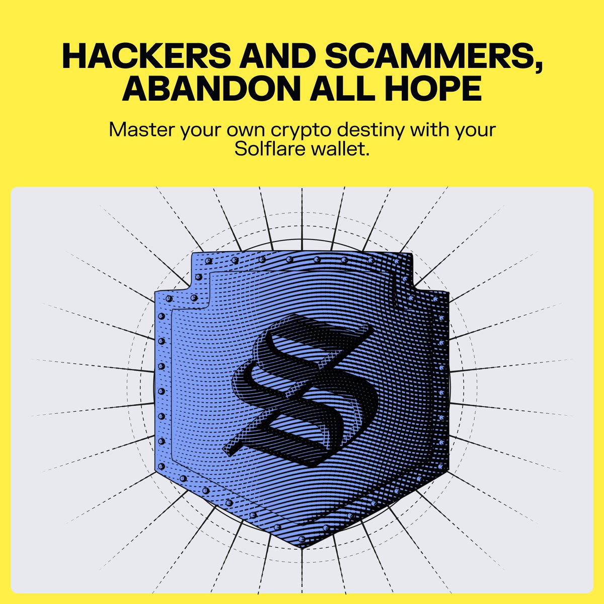 solflare's tweet image. Exploring Solana should be exciting,
not stressful.
That's why Solflare is built with safety,
at its core.
You focus on opportunities,
and we'll handle the protections.
Here’s how 👇