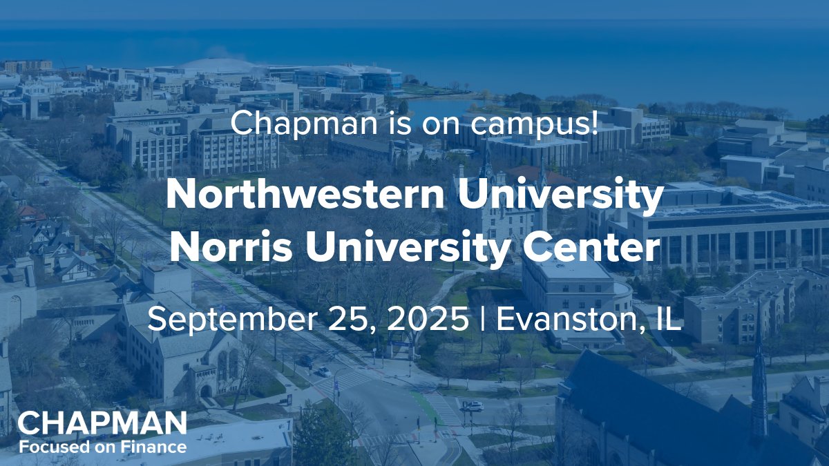 Chapman Finance Law Development Program (FLDP) analysts Emily Callahan &amp; Bella Jaramillo are at @‌NorthwesternU’s Career Fair to showcase Chapman’s innovative program designed for college grads who wish to gain law firm experience before pursuing a JD or other advanced degrees.