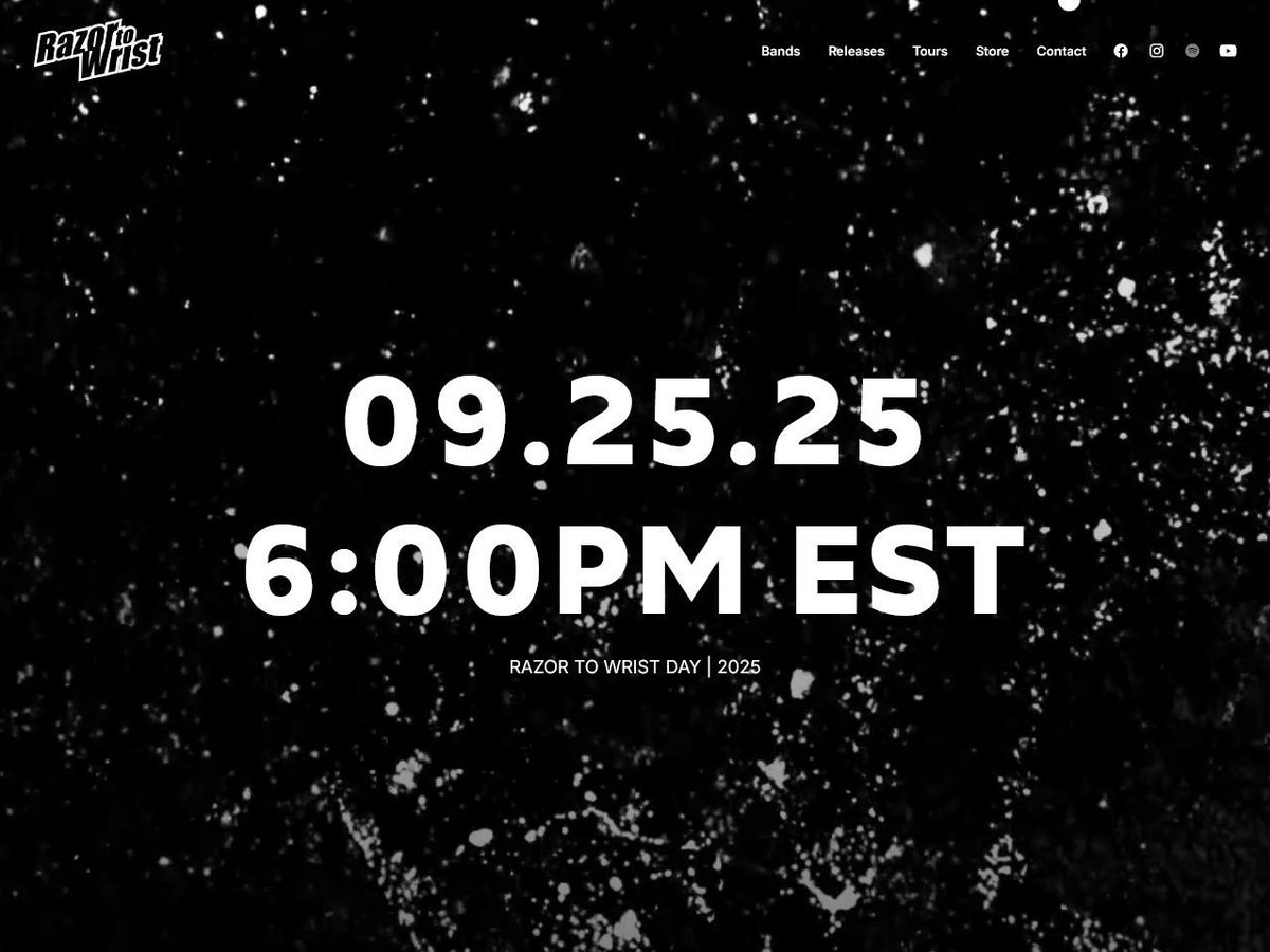 RazorToWristRec's tweet image. Razor to Wrist Day 2025. 6PM EST.
@ store.razortowrist.com