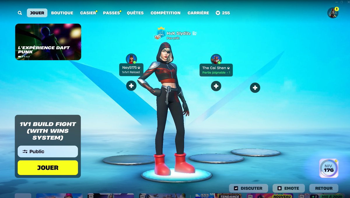 Merci beaucouppp <a href="/FortniteFR/">Fortnite 🇫🇷 officiel</a> pour les skins de Daft Punk &amp; de MrSavage !! 😎
Les Daft Punk seront dans la boutique le 26/09 et MrSavage le 27/09 ! 

- Publicité