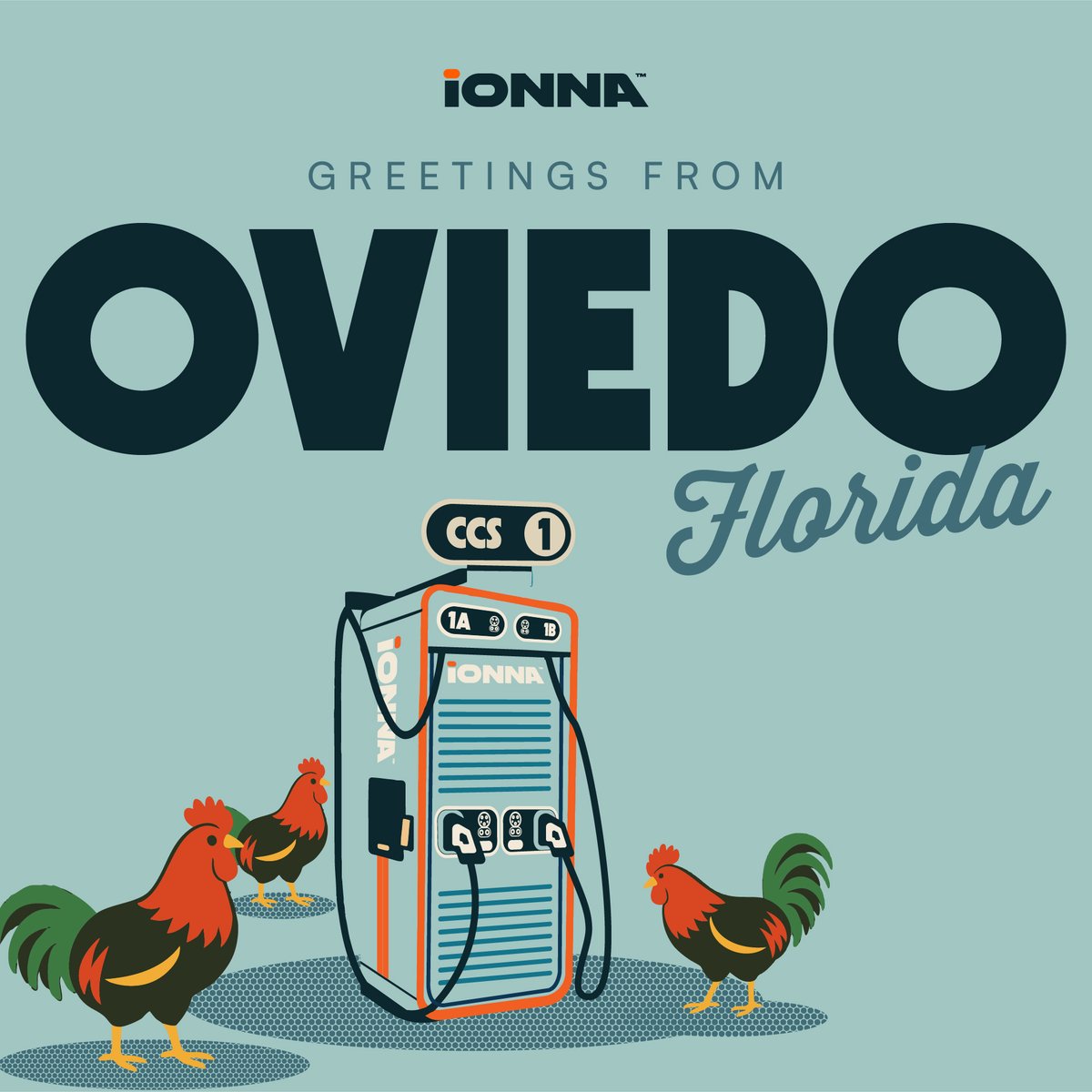 🔌You all have been waiting on these for a while now...

📍Portsmouth, NH — 12 charging bays in the ship-shape city.
📍Springfield, IL — 12 charging bays in Honest Abe’s hometown.
📍Oviedo, FL — 8 charging bays where chickens roam.

📲 Track the IONNA map: bit.ly/4kemcmz