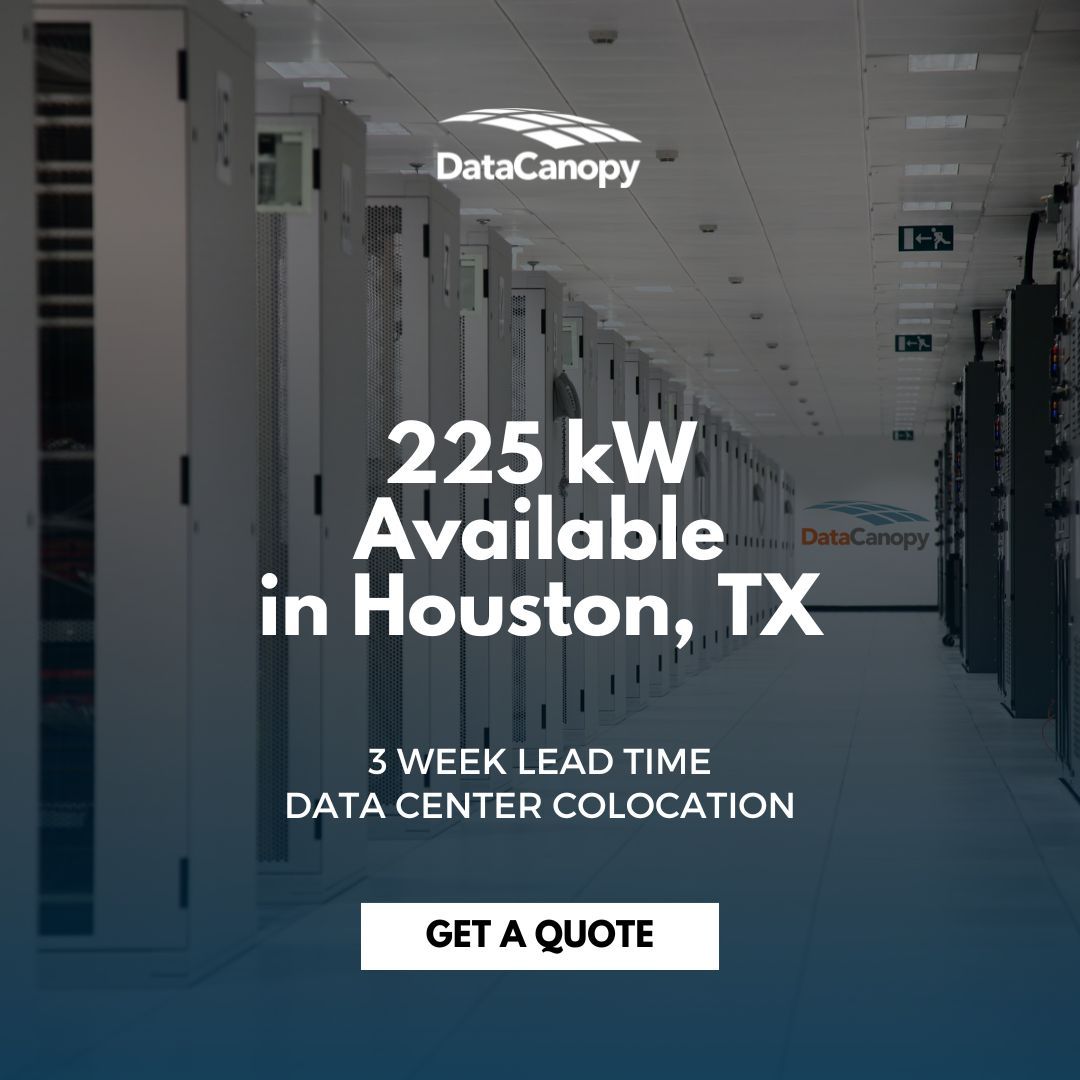datacanopy's tweet image. 225 kW of turn-key, compliant-ready colocation space available for immediate deployment. Avoid the high capital expense of an in-house build-out and get into a top-tier facility in just 3 weeks.
buff.ly/maAyjAI 
#DataCanopy #Colocation #Houston