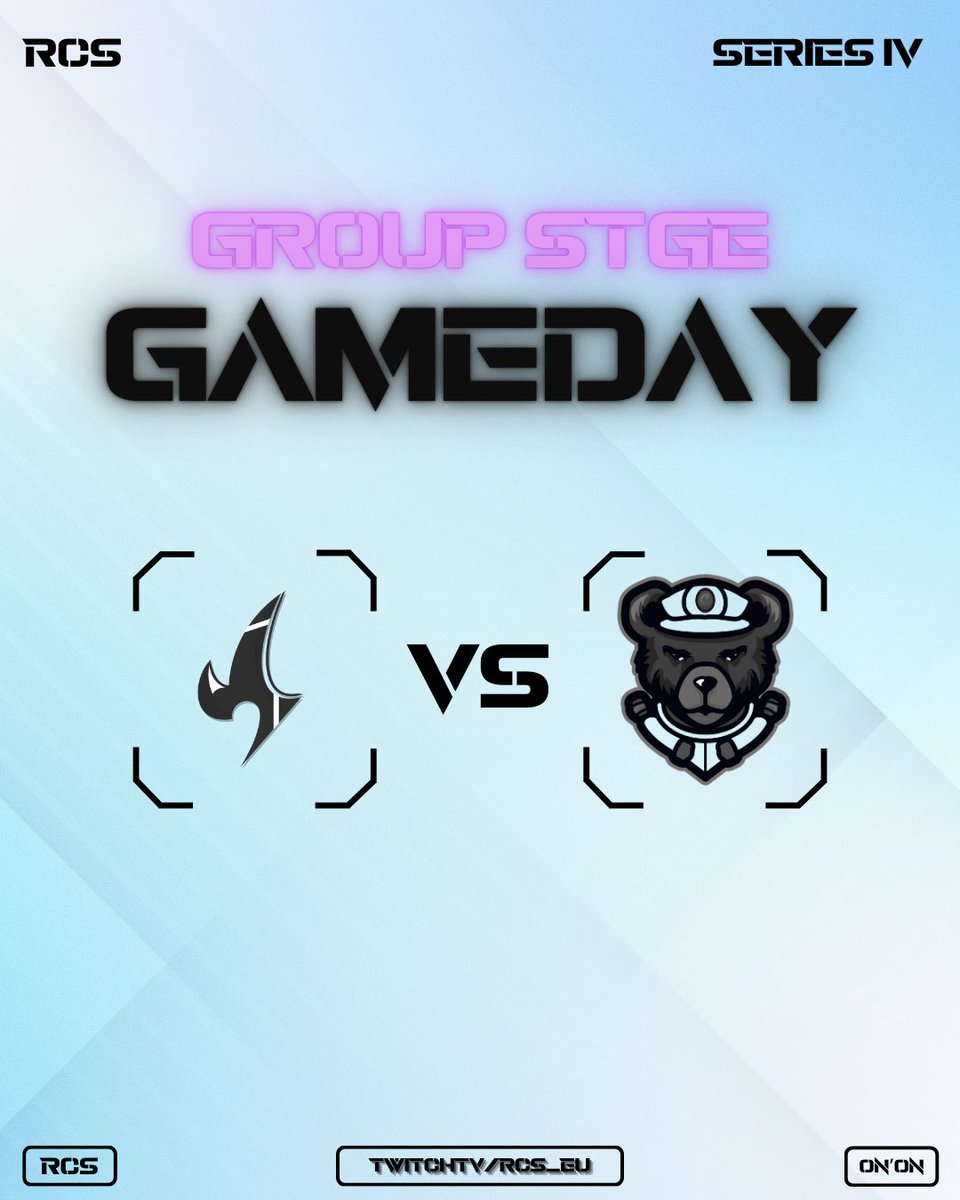 👀 Game day!
<a href="/1ERAEsports/">ERA Esports</a> ⚔️ vs <a href="/TacticalBearsUK/">Tactical Bears</a> 

🔥 Don’t miss the action today at 18:00 BST!

#VALORANT // #esports // #RCS // #events