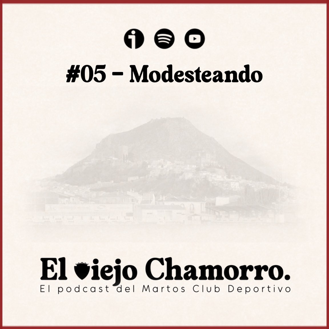 🎙️ #05 - Modesteando - 25/09/2025.

🟩 Spotify: open.spotify.com/episode/55z4AZ…

🟧 iVoox: go.ivoox.com/rf/159314248

🟥 YouTube: youtu.be/Fu-b-4rnGX4?si…

¡Ya disponible un 5º episodio de mucho fútbol modesto! 🎧