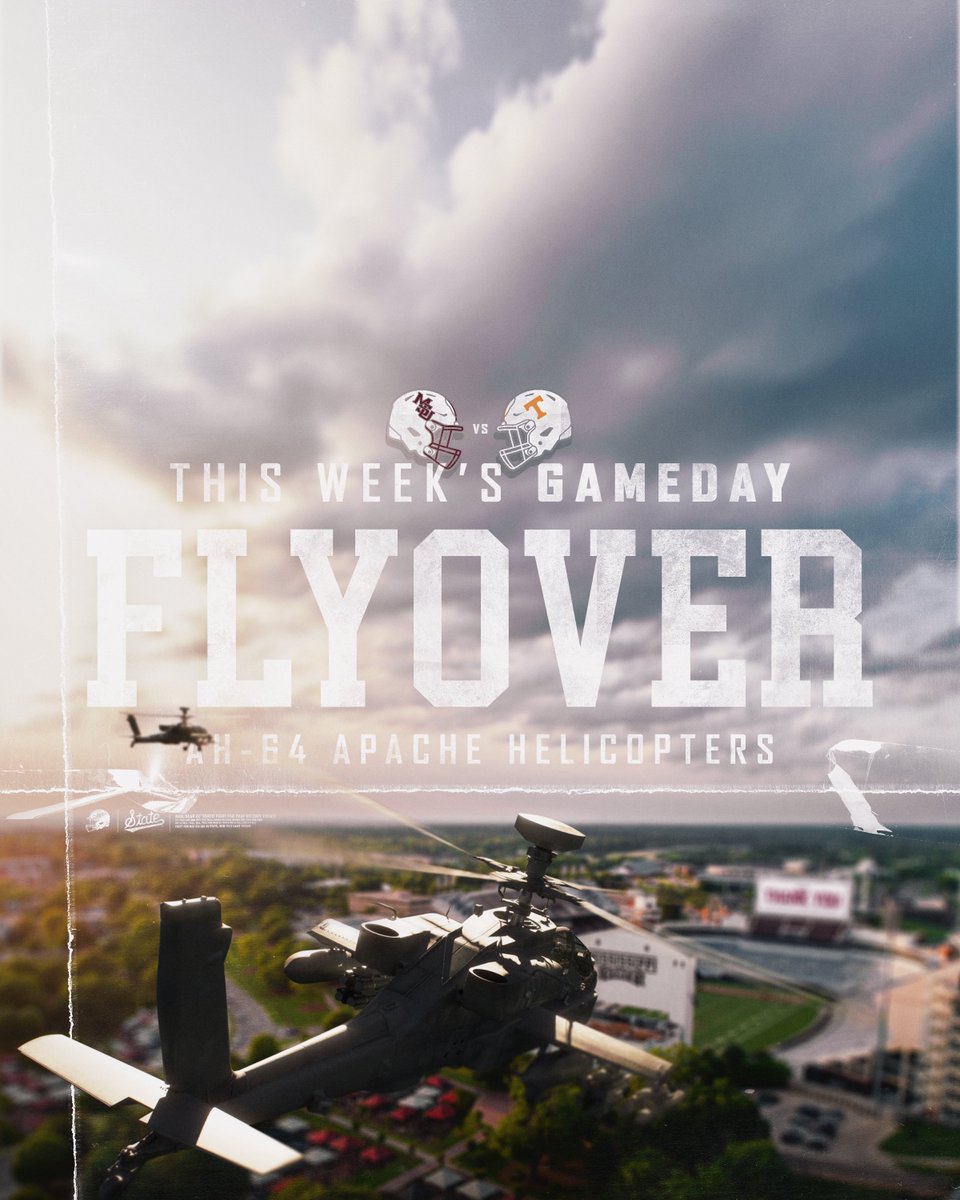 A Flyover You Will Not Want To Miss 👀

#HailState