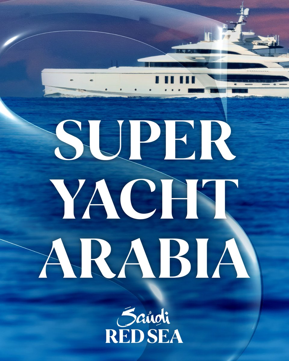 VisitSaudi's tweet image. The future of yachting is here. 🌊
Super Saudi Yacht Arabia redefines travel with futuristic elegance and luxury on the Saudi Red Sea.
#VisitSaudi #SuperYachtArabia