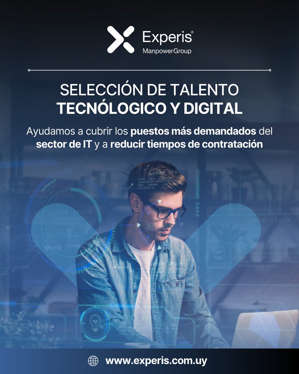 ¿Tenés desafíos para encontrar el talento que impulse tu transformación digital? ⏩📷En Experis Uruguay te conectamos con los perfiles IT que tu empresa necesita. 📷
uy
👉contactoexperis@experis.com.uy
#ExperisUY #TalentoIT #TransformaciónDigital