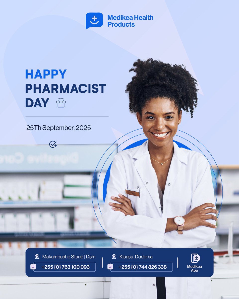 Today we celebrate the dedication, knowledge, and care of our pharmacists. 

From dispensing medication to guiding patients with compassion, your role in healthcare is truly invaluable.

Happy Pharmacist Day from all of us at Medikea. 🌿

#PharmacistDay | #HealthcareHeroes