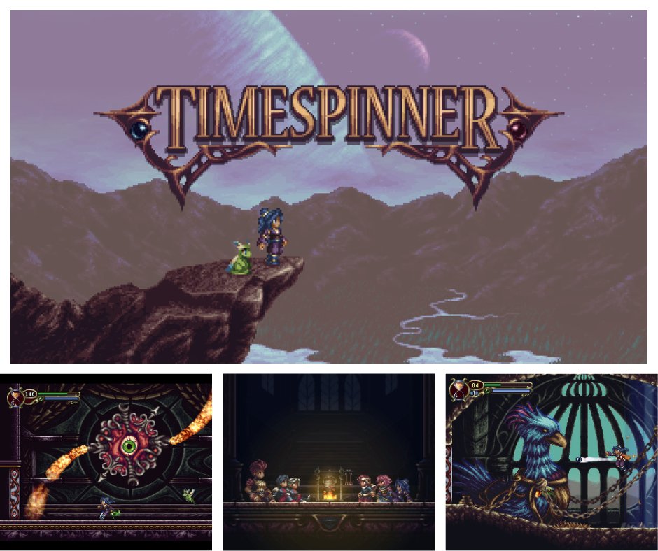 Classic indie metroidvania Timespinner came out 7 years ago today! With great pixel art, an atmospheric soundtrack, tight gameplay, and inclusive LGBTQ+ representation, this would be a great entry to the genre for anyone who might be intimidated.

Review: rpgfan.com/review/timespi…