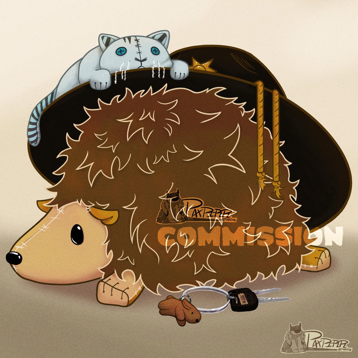 Tadhg Plushie Commission for Bluewhatev

[RT =💛]
#commsopen #nopixelfanart #plushieart
