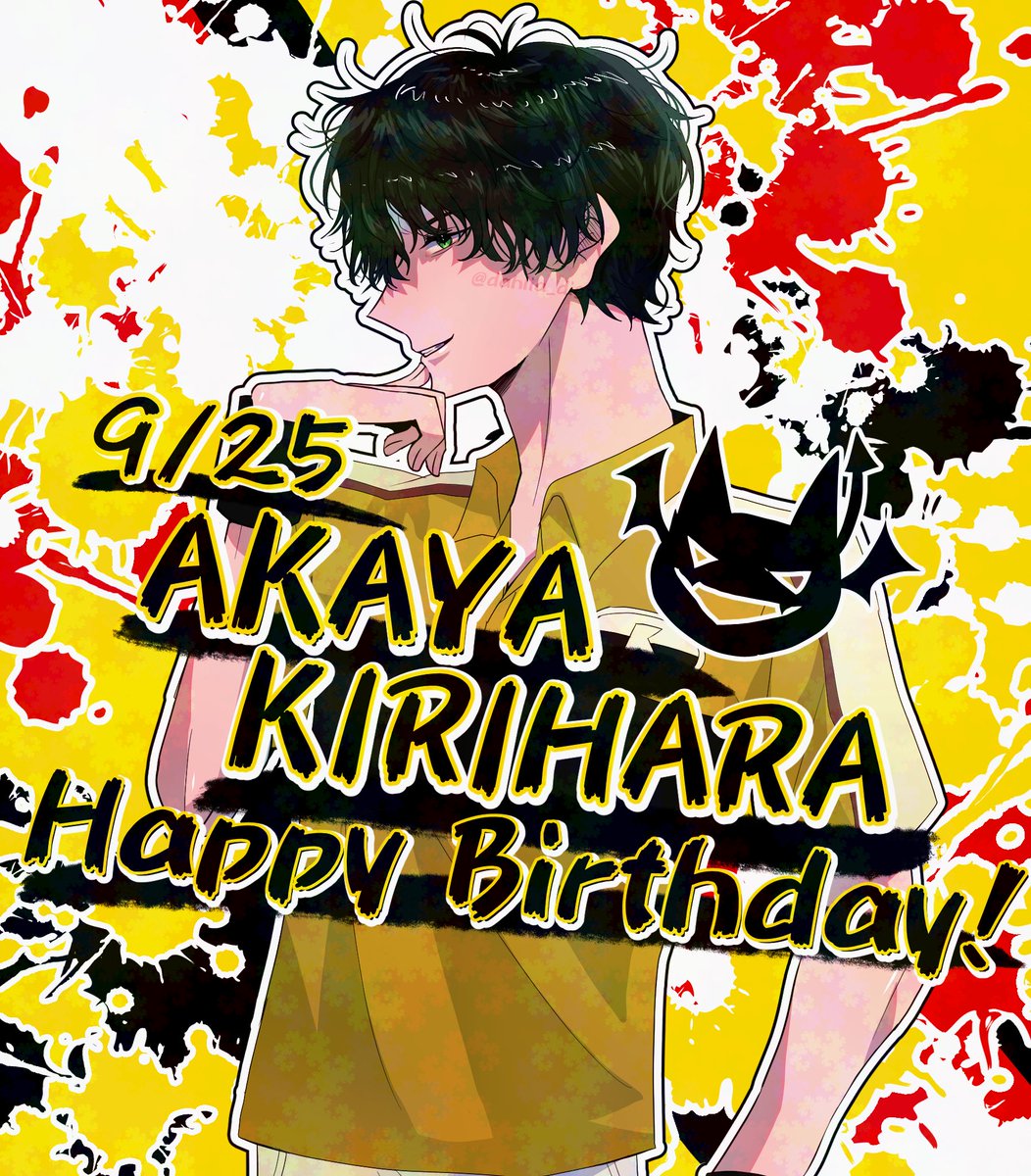 dahlia_dignity's tweet photo. 遅刻……。

おめでとう赤也！

#切原赤也誕生祭2025 https://t.co/pfK9jZryvk