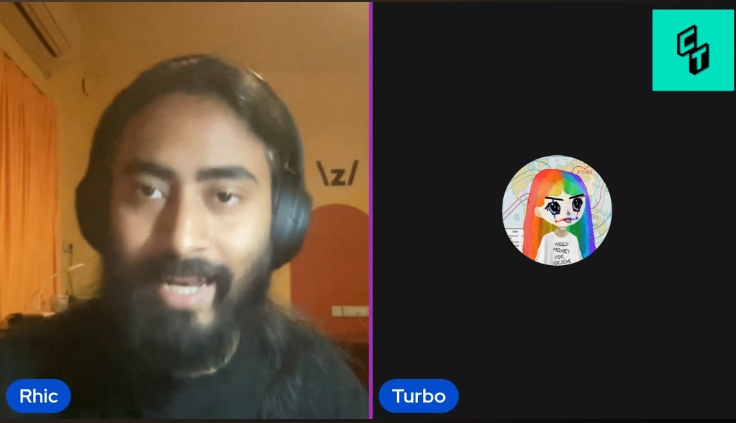 0xMahalakshmi's tweet photo. Spotted @The_Zo_World in the @ChainOn_Top livestream happening now! https://t.co/hnV26x0WDe