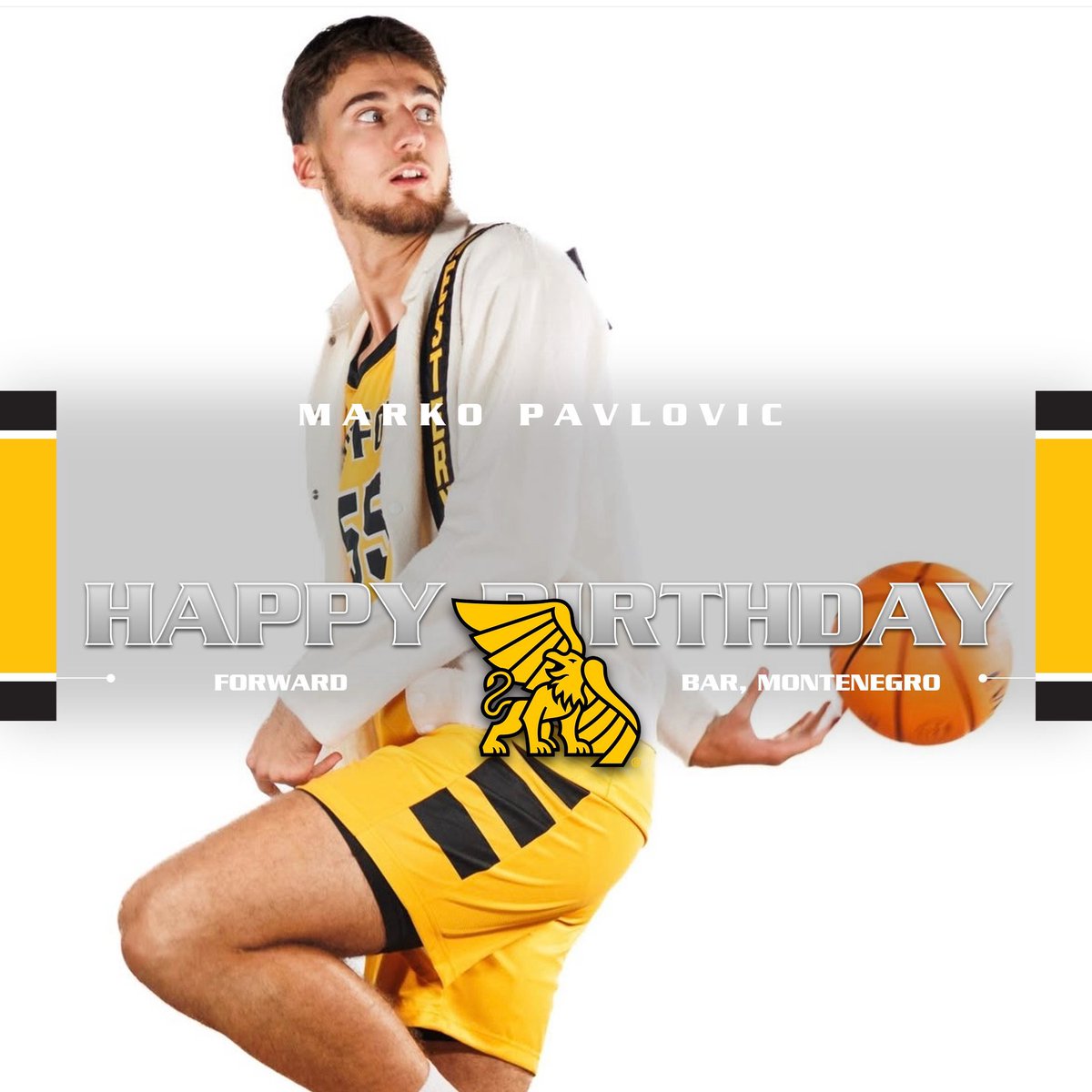 Happy Birthday to our guy, Marko Pavlovic! <a href="/marko21pavlovic/">Marko Pavlović</a> 

Hope it’s a good one! 

#GriffsUp