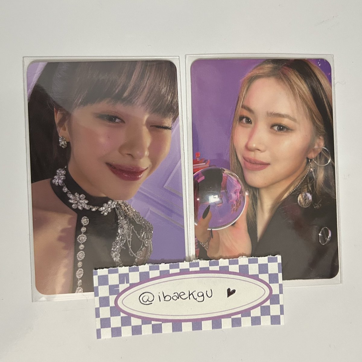 VENDA / VENDO 
photocards da ryujin 

— 35 cada + frete (superfrete)
— feedbacks positivos no fixado