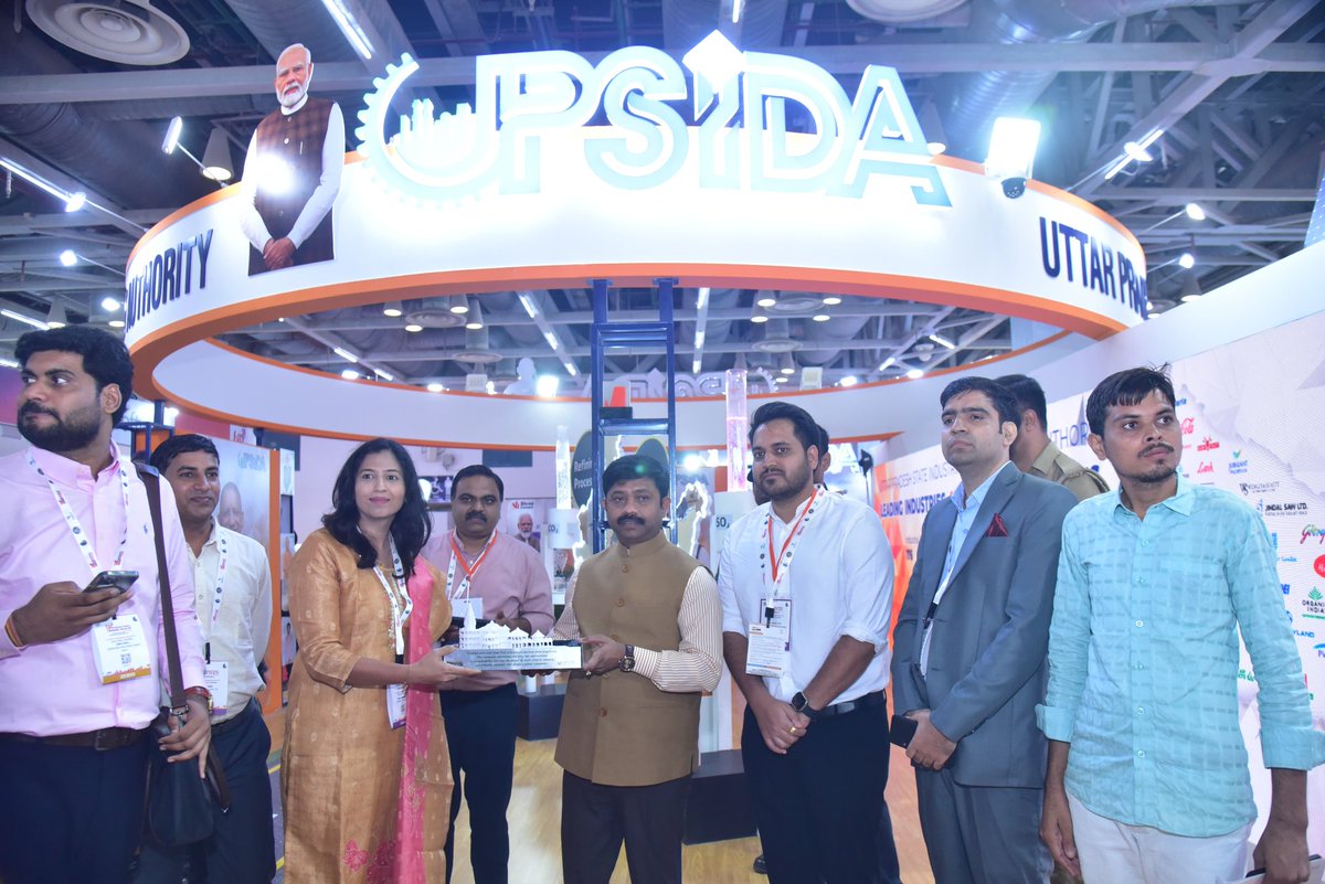 NandiGuptaBJP's tweet image. इण्डिया एक्सपो सेंटर एंड मार्ट में आज से आयोजित पांच दिवसीय &apos;UP International Trade Show-3.0&apos; के शुभारम्भ अवसर पर आज उत्तर प्रदेश राज्य औद्योगिक विकास प्राधिकरण (यूपीसीडा) के स्टॉल का निरीक्षण किया।
यूपीसीडा प्रदेश के औद्योगिक विकास में महत्वपूर्ण भूमिका निभा रहा है। प्रदेश के…