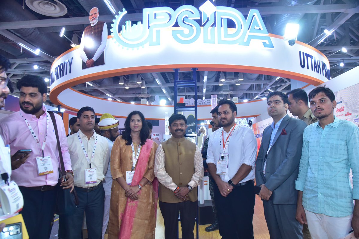 NandiGuptaBJP's tweet image. इण्डिया एक्सपो सेंटर एंड मार्ट में आज से आयोजित पांच दिवसीय &apos;UP International Trade Show-3.0&apos; के शुभारम्भ अवसर पर आज उत्तर प्रदेश राज्य औद्योगिक विकास प्राधिकरण (यूपीसीडा) के स्टॉल का निरीक्षण किया।
यूपीसीडा प्रदेश के औद्योगिक विकास में महत्वपूर्ण भूमिका निभा रहा है। प्रदेश के…