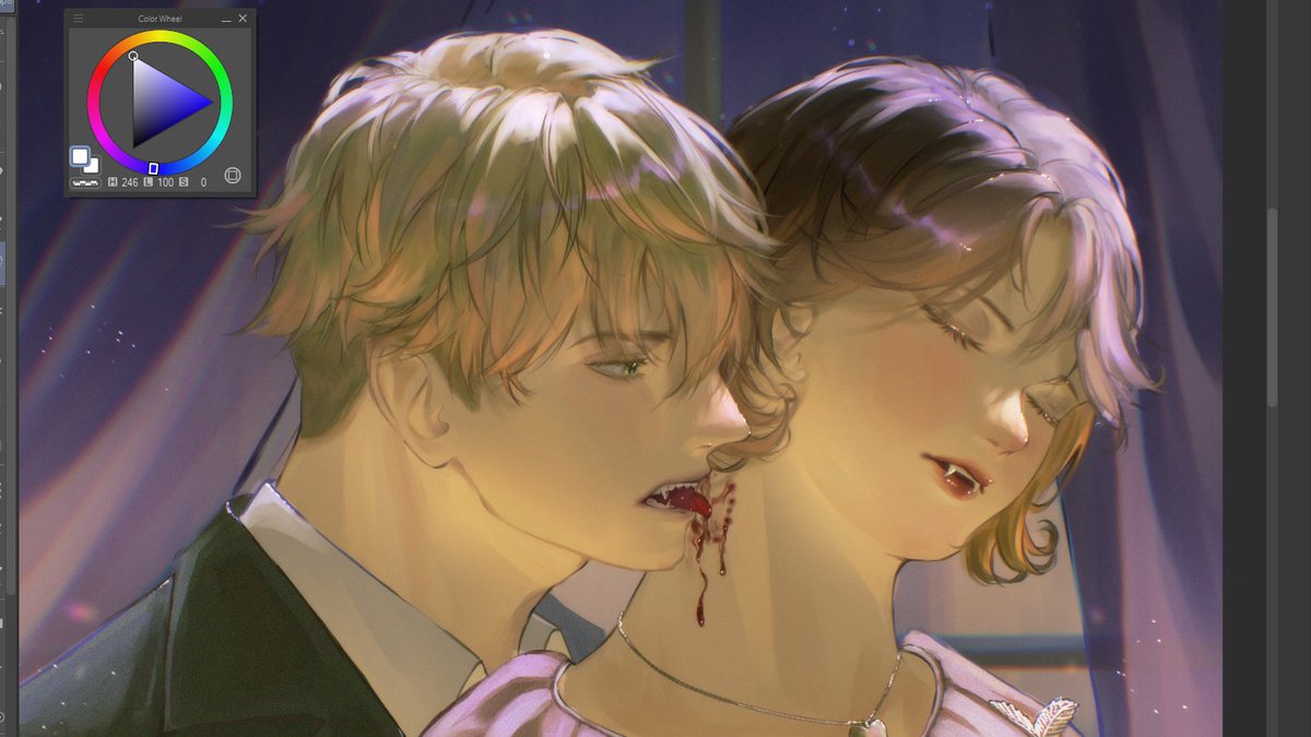 #DarkRomance #commission for #Halloween :)))