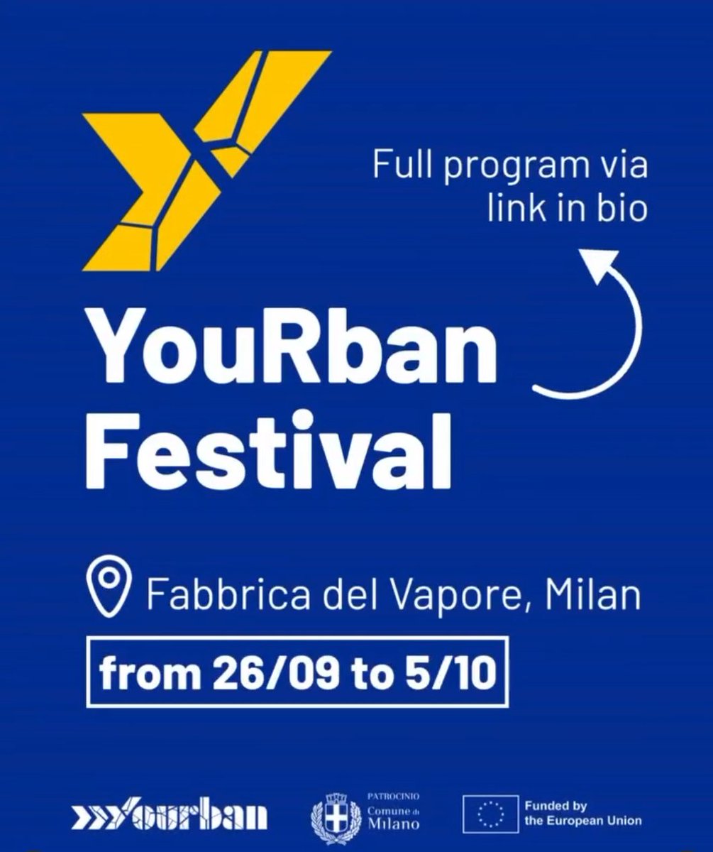 Vedi il video di Instagram di <a href="/yourban/">Yourban musiclab</a>.project instagram.com/reel/DPBSPh7DI…   
citizens, schools, artists, and companies are invited to take part in a 10-day circular journey supported by the City of Milan.