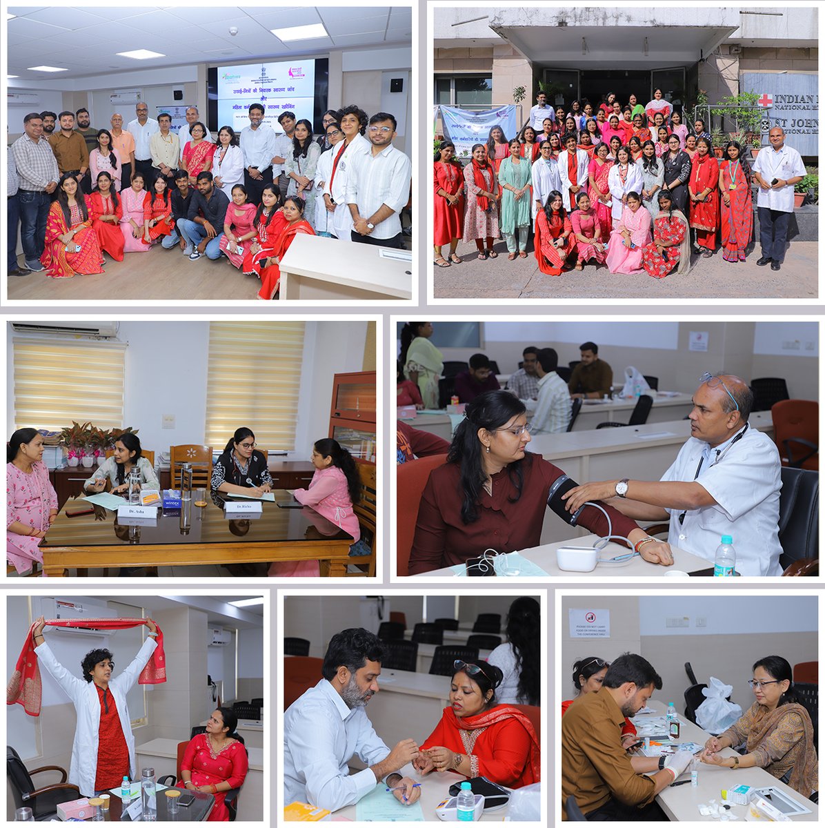 A Health Camp for women employees was held at IRCS on 23.09.25 by @depthealthres.
Experts consultation in gynae, physiotherapy, mental &amp; general health offered. Women showed up in strength and spirit!
#SwasthNariSashaktParivar <a href="/ICMRDELHI/">ICMR</a>  <a href="/PMOIndia/">PMO India</a> 
<a href="/MoHFW_INDIA/">Ministry of Health</a>