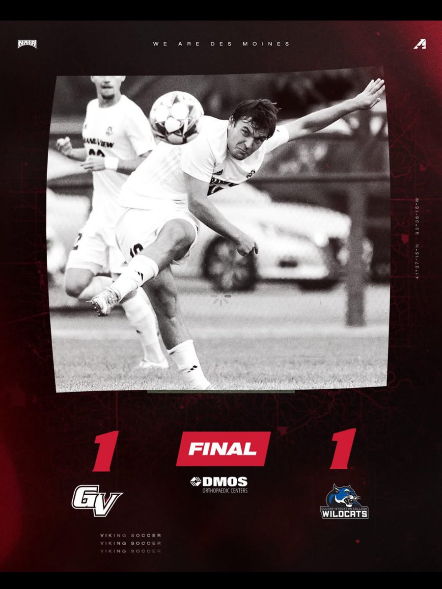 Your Vikings battled hard last night and tied with Culver-Stockton, staying undefeated and holding the conference lead!! 
Now it’s time for a HUGE challenge — this Saturday we face #2 MidAmerica Nazarene at home in another conference showdown.

#TheRightWayToPlay #VikingPride