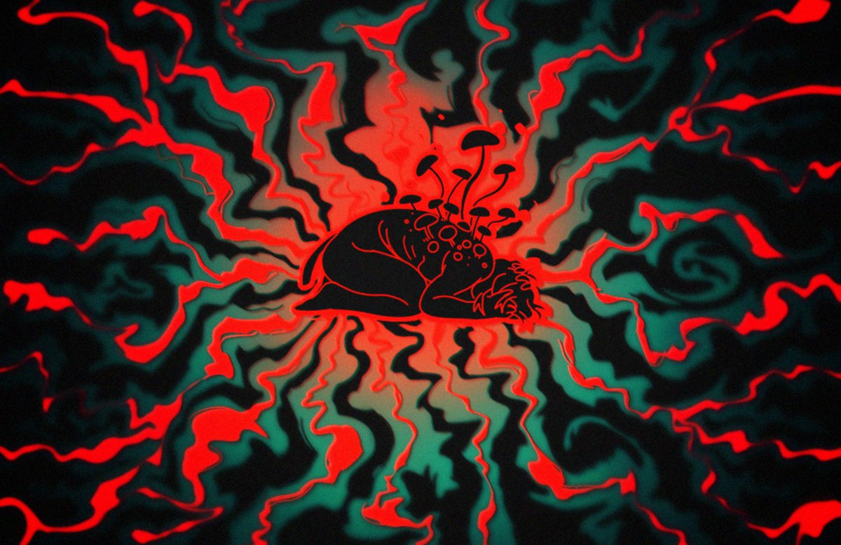 🍄🍄🍄
#vent #ventart #fungus #infection