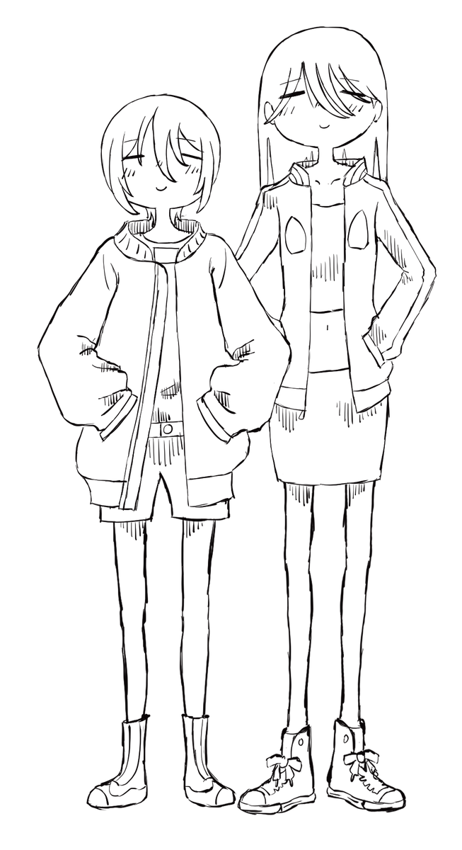 マチュとニャアンコミケ用 