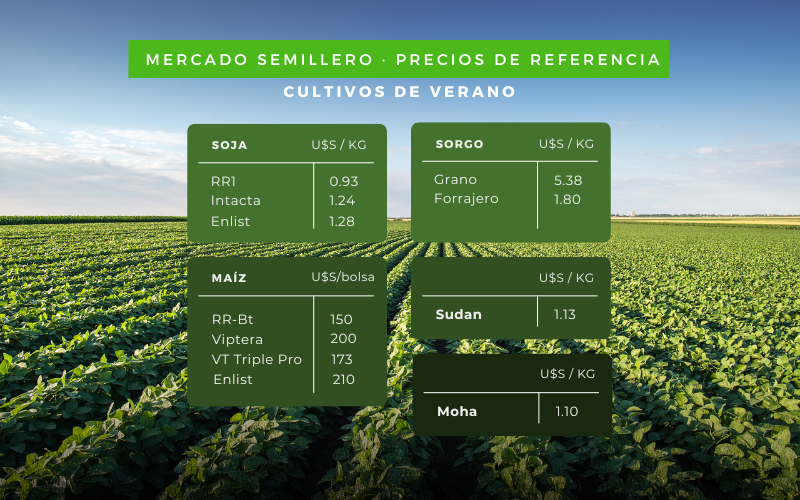 Compartimos nota de interés con los precios de referencia de los cultivos de verano y un análisis de los mismos 👉anaprose.com.uy/precios-de-ref…