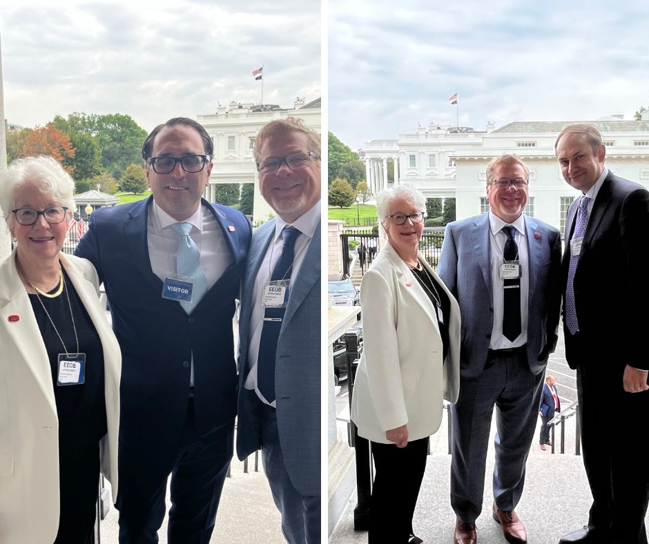 phccnatl's tweet image. PHCC Incoming President Jason Pritchard, PHCC CEO Cindy Sheridan and PHCC VP of Legislative Affairs Mark Valentini, alongside Steve Rossi with @ASA_HQ, met with White House staff to discuss our #energy and #workforce policy priorities.