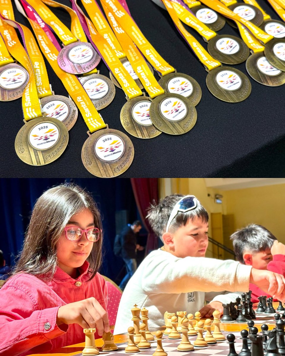 ¡Primer Campeonato Interprovincial de Ajedrez Escolar de las Regiones Litoral y Centro!

👏🏻 En el marco del Programa Moviendo Mentes, estudiantes de Santa Fe, Córdoba, Corrientes, Entre Ríos y Misiones participan de esta gran jornada.

#Educación #Aprendizajes #Ajedrez