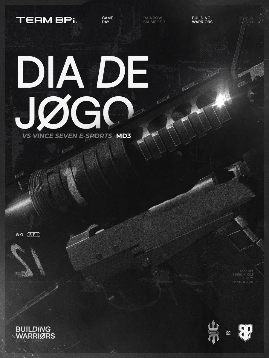 Dia de PLAYOFFS!

🆚 <a href="/VinceSevenBR/">𝐕𝐢𝐧𝐜𝐞 𝐒𝐞𝐯𝐞𝐧 𝐄𝐬𝐩𝐨𝐫𝐭𝐬 🇧🇷</a> 
🕹️ Md3
⏰ 19h
📺 twitch.tv/professornerd

#GoBPi