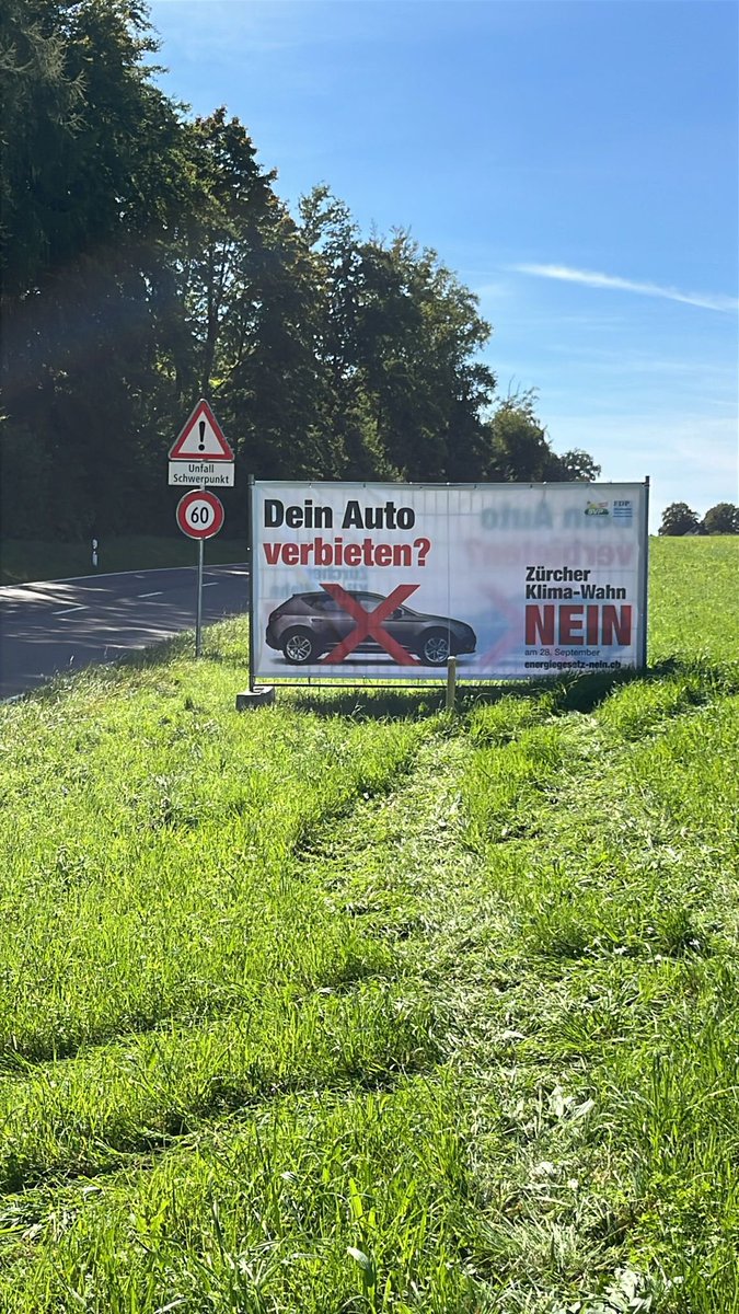Das Energiegesetz ist kein Beitrag zum Klimaschutz, sondern ein massiver Angriff auf die wirtschaftliche Freiheit. Es bedroht Arbeitsplätze, blockiert Investitionen, schwächt die Eigenverantwortung – und nützt dem Klima nachweislich nichts. <a href="/KlimaWahnZH/">NEIN zum Energiegesetz</a> <a href="/svpzh/">SVP Kanton Zürich</a>