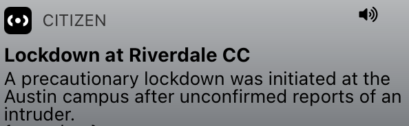Citizen App Austin tweet media