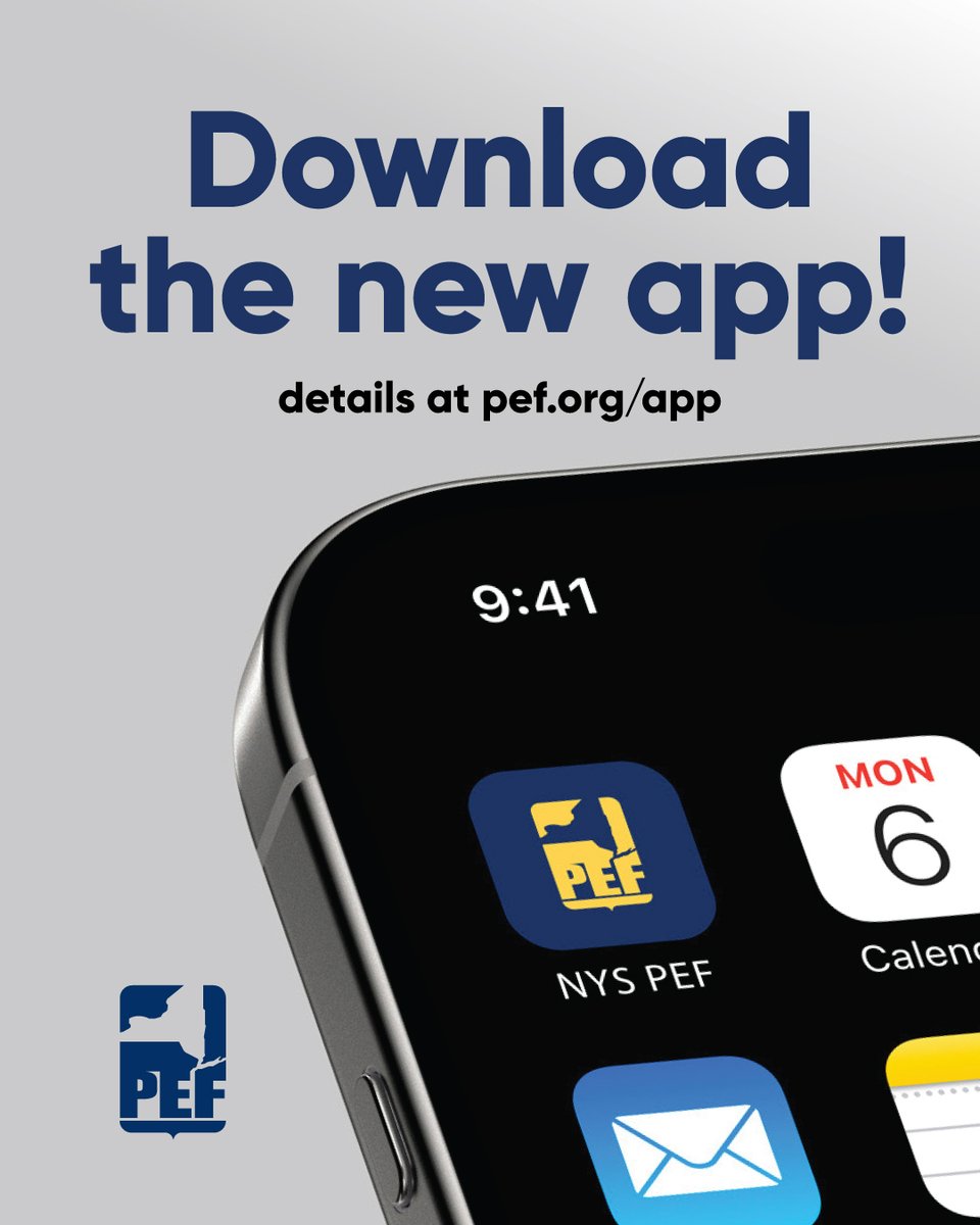 Have you downloaded the PEF app yet?

Delegates will be able to get exclusive Convention information this year through the app. Be sure to download and sign in before Lake Placid!

pef.org/app