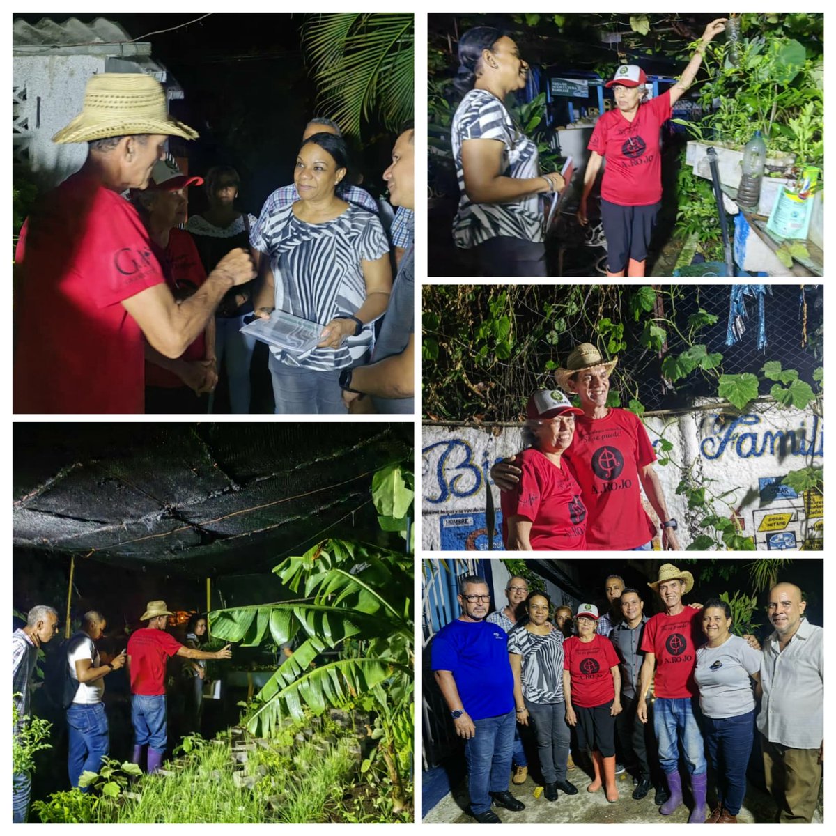 InesMChapman's tweet photo. Donde se trabaja con iniciativa, resistencia, sistematicidad y sobre todo con mucho amor como en el Proyecto del patio de Rosita y Josué, se obtienen resultados. Ejemplo a generalizar. Gracias, una noche lluviosa pero provechosa, también aprendimos. #UnidosXCuba https://t.co/wI9SXmyPng