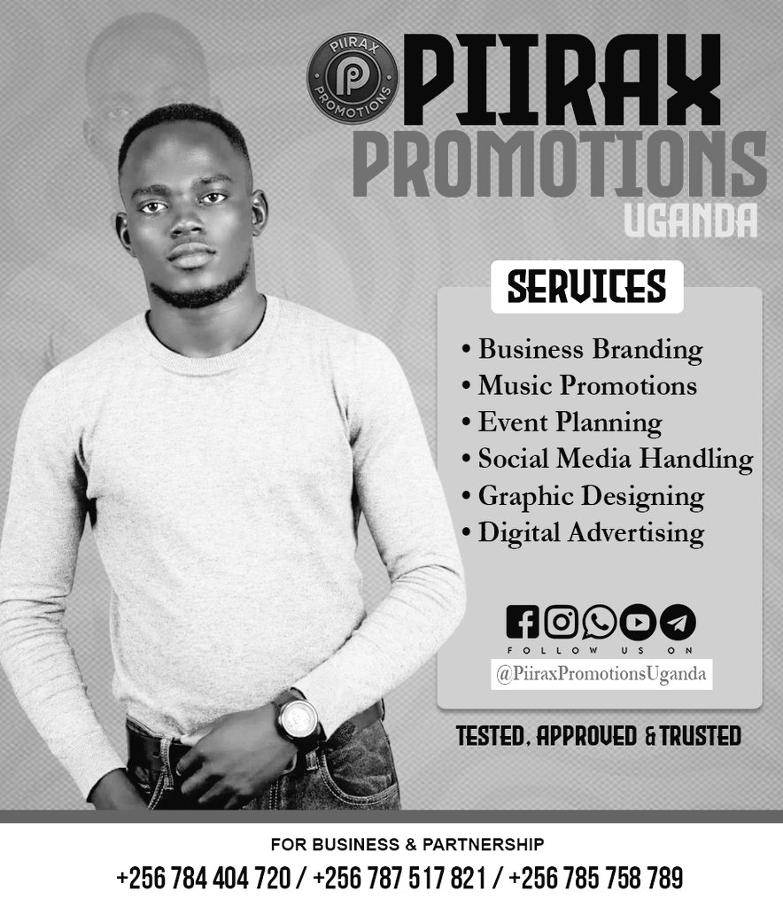peter_oche36504's tweet image. Piirax promotions Wakanda is one of the biggest brands in teso,eastern ,Uganda and Africa as well 
We are a reliable ,cooperative and the most growing brand 
We can do it together entrust as with the possible opportunities as noted above
Approved,tested and trusted 
LV 2 inspire