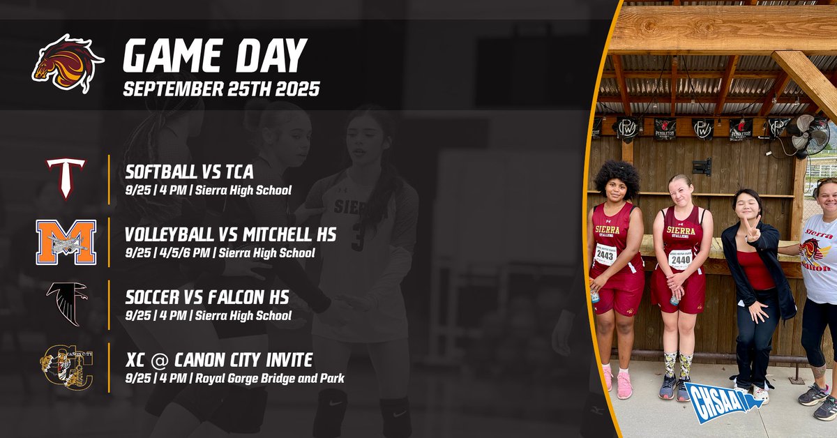 Good luck to all of our Stallions today! Come on over and check out boys soccer, softball, and volleyball all competing at home this afternoon! #StallionUp