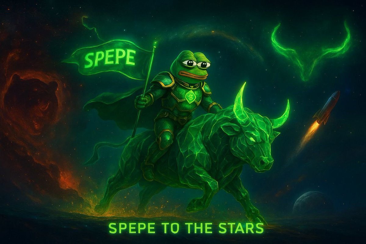 Easywealth1001's tweet image. The future is bullish, and the stars are just the beginning.
$SPEPE isn’t just a meme it’s a movement.
Join the ride, embrace the vision, and let’s take $SPEPE to the stars!
#Crypto #MemeCoin #BullRun #SPEPE